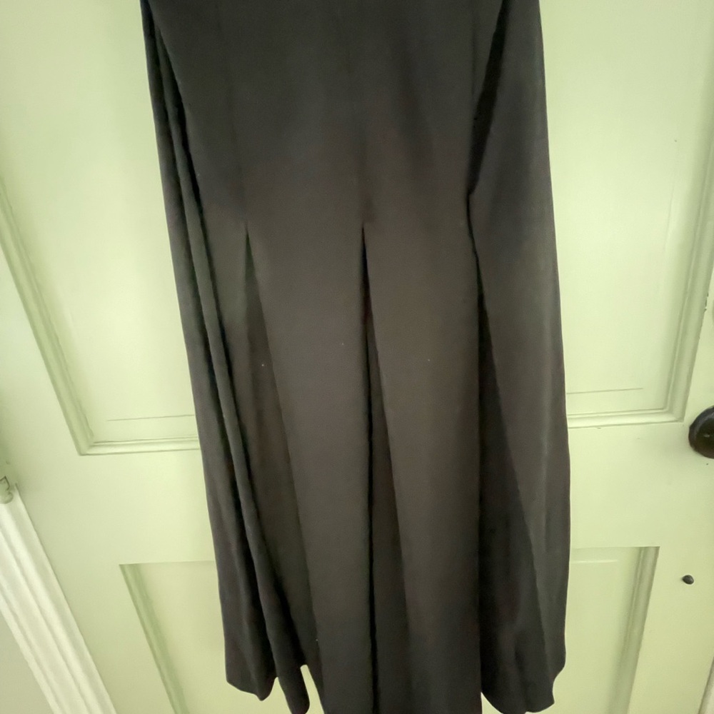 Vintage Elegant Black A-Line Women's Skirt